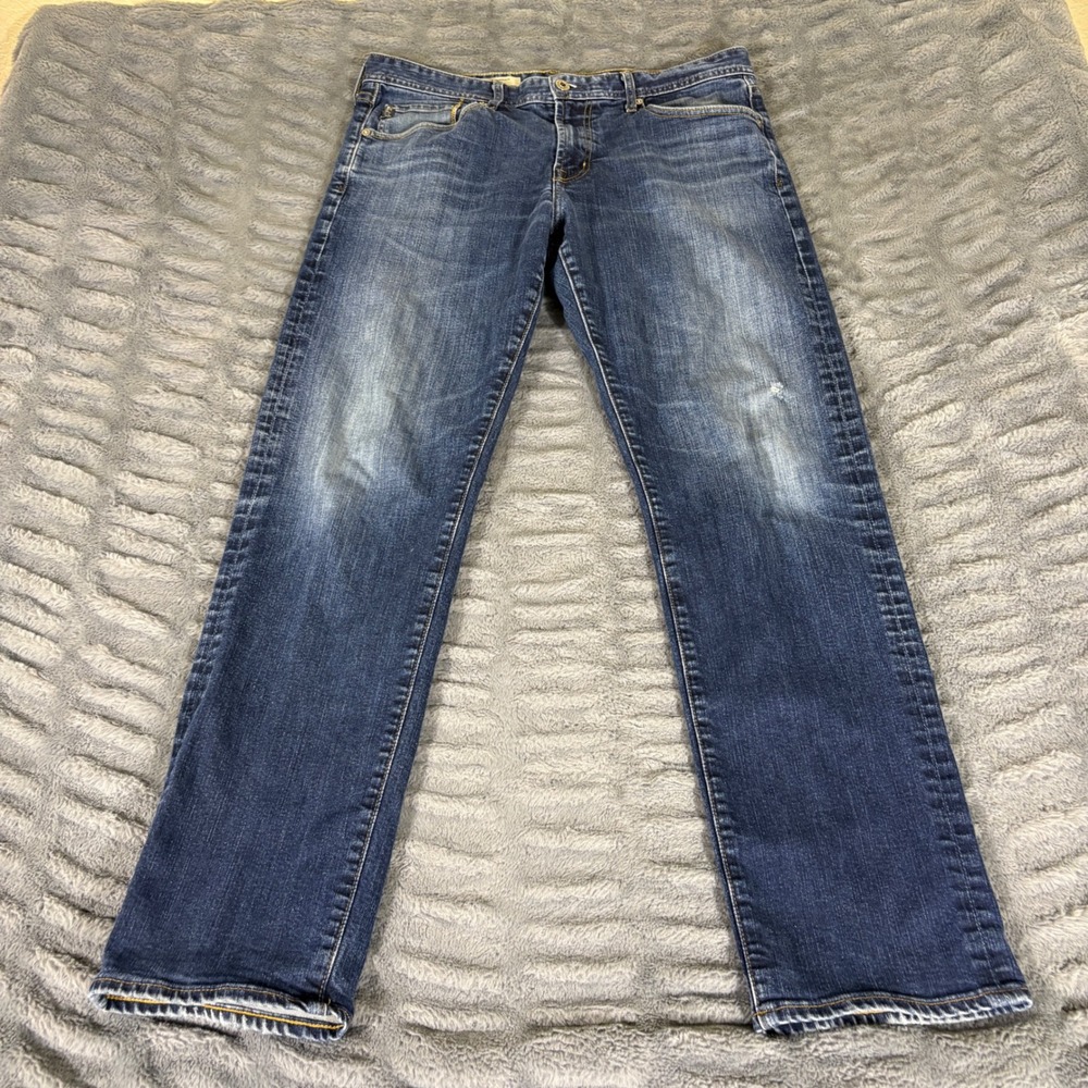 AG Adriano Goldschmied The Graduate Tailored Leg Jeans 34x32 Blue 1174ALL-KGT